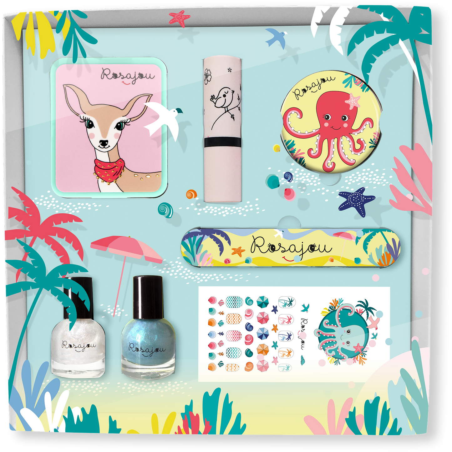 Complete Summer Kids Makeup Set