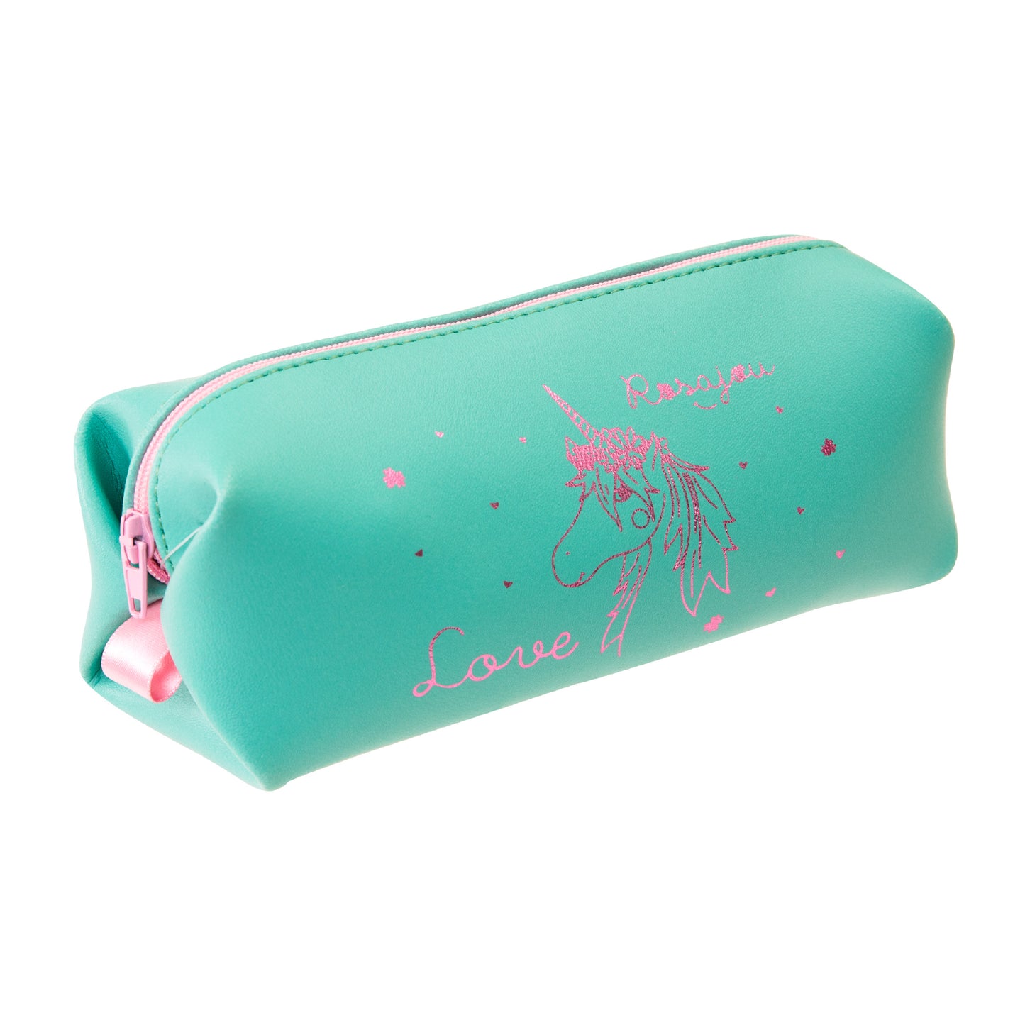 Green Unicorn Makeup Bag