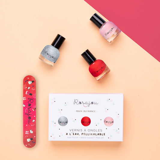 Nail Polish & Nail File Set Ballerine + Madame + Star